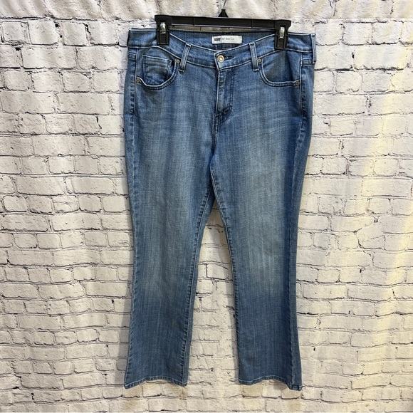 LEVI's Womens Jeans 515 Boot Cut Light/Medium Wash Size 12 (31x32) - Picture 1 of 9